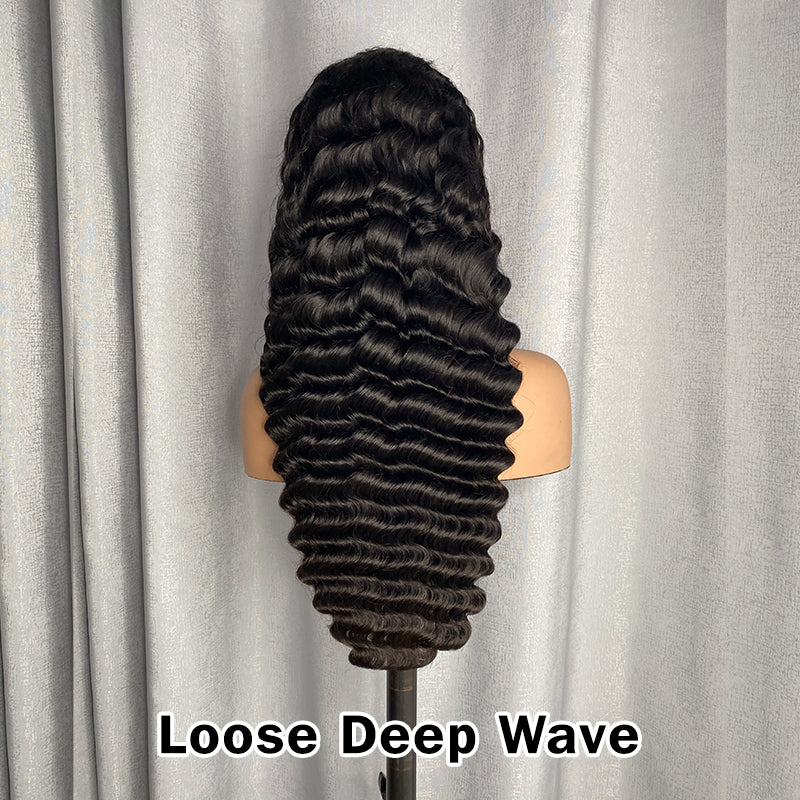 VIYA 3 PCS 13x6 HD Lace Frontal All Pre Styled Natural Black Wig Wholesale Package Deal