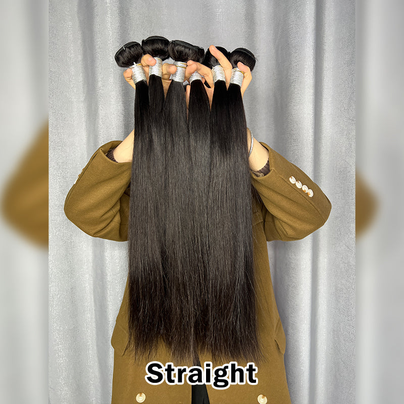 VIYA 9 PCS 12-24 Inch Bundles With 3 PCS 4x4 HD Lace Closure Wholesale Package Deal