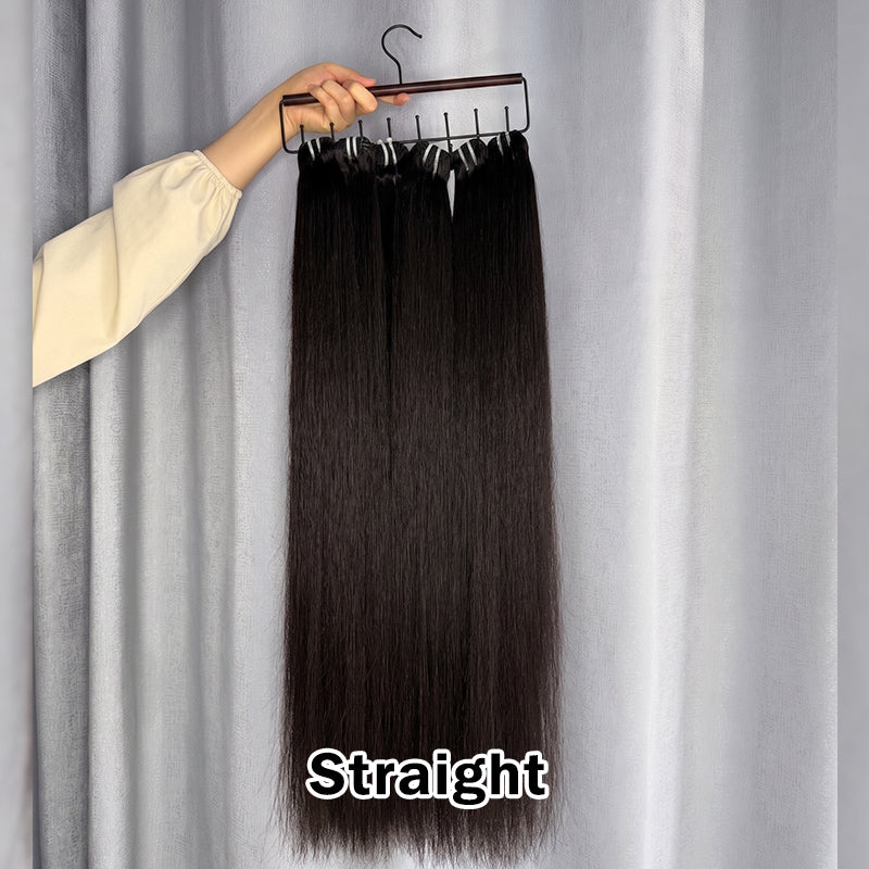 VIYA 9 PCS Bundles Natural Black Straight Body Wave Spiral Deep Wave Virgin Hair Wholesale Starter Package Deal