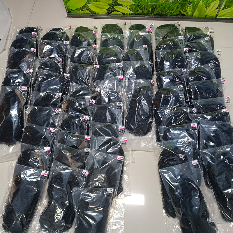 VIYA 5 PCS 13x4 HD Lace Frontal Bob Wig Natural Black Wholesale Package Deal