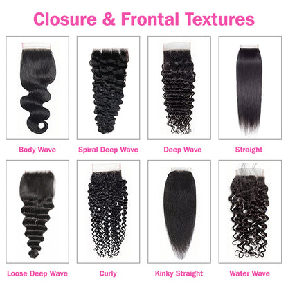 VIYA 9 PCS 12-24 Inch Bundles With 3 PCS 4x4 HD Lace Closure Wholesale Package Deal