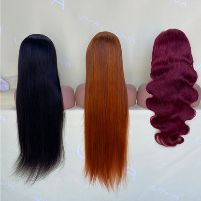 VIYA 3 PCS 5x5 HD Lace Closure Straight All Pre Styled Color Wig Wholesale Package Deal