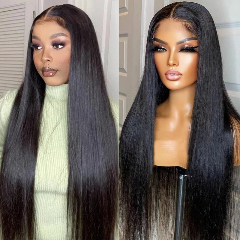 VIYA Pre Cut Body Wave/Straight 5x5 HD Glueless Lace Wig Human Virgin Hair