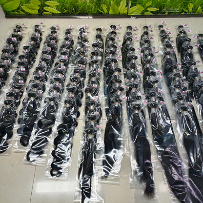 VIYA 8 PCS Bundles Natural Black Body Wave Virgin Hair Wholesale Package Deal