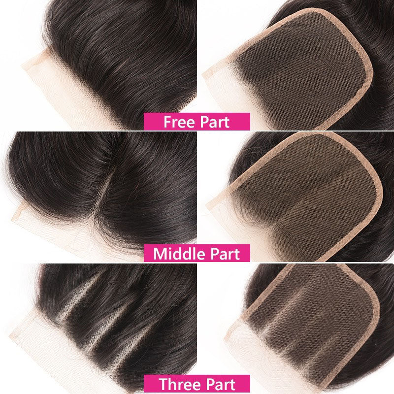 VIYA Body Wave 14-20 Inch 1 Pcs Human Hair HD Lace Closure