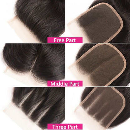 VIYA Body Wave 14-20 Inch 1 Pcs Human Hair HD Lace Closure