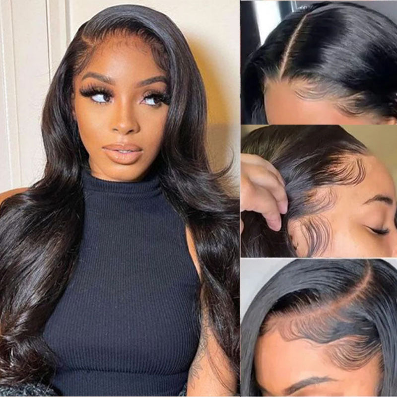 VIYA Body Wave 13x6 Lace Front Wig Natural Black Human Hair Wig