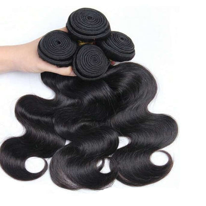 VIYA Body Wave Brazilian Hair Weave Extensions 4 Pcs Remy Human Hair Wefts
