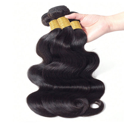 VIYA Body Wave Brazilian Hair Weave Extensions 4 Pcs Remy Human Hair Wefts