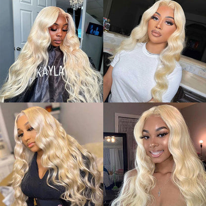 VIYA Body Wave 613 Blonde Color 13x6 Lace Front Wig Human Hair Wig