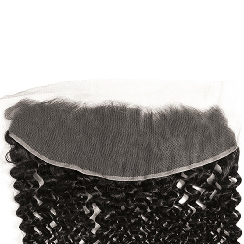 VIYA Culry 1 Pcs Lace Frontal Natural Black Human Virgin Hair