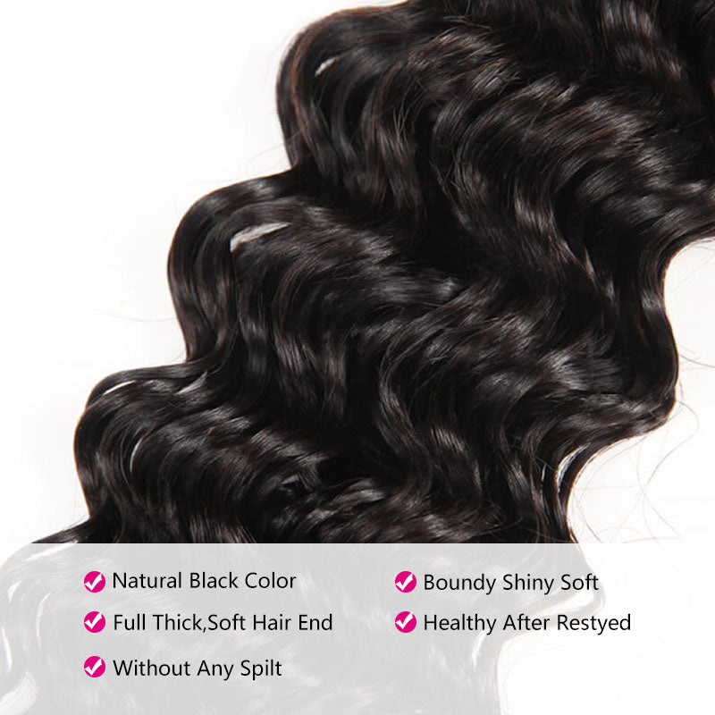 VIYA Deep Wave 1 Bundle 100% Unprocessed Brazilian Virgin Hair