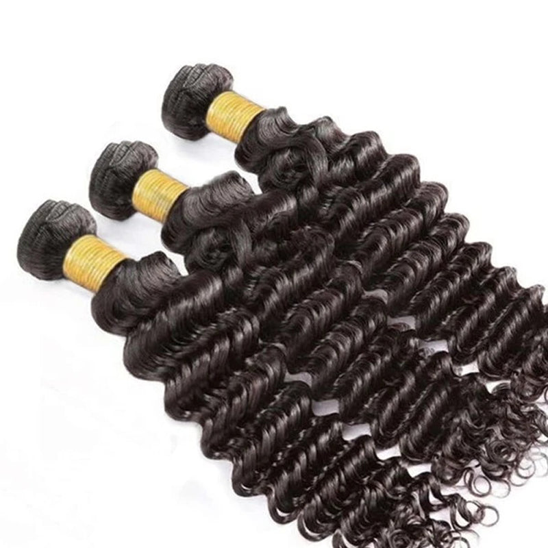 VIYA Deep Wave 3 Bundles Unprocessed Virgin Human Hair Weave