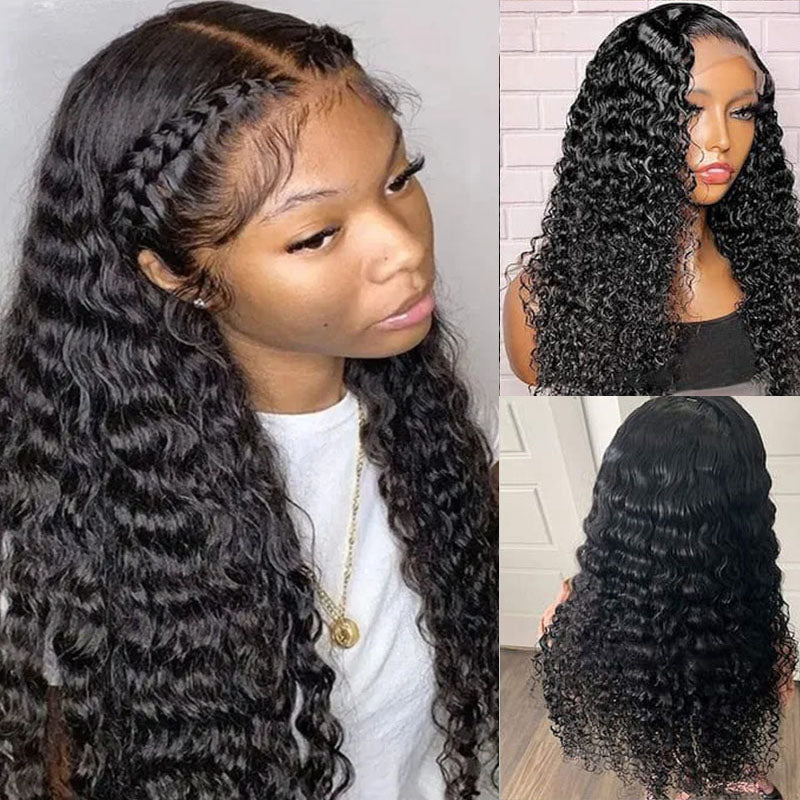 VIYA 5x5 HD Skin Melt Full Lace Closure Deep Wave Wig | Viya Hair