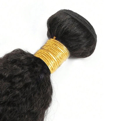 VIYA Kinky Straight 1 Pcs Bundle Natural Black Human Hair