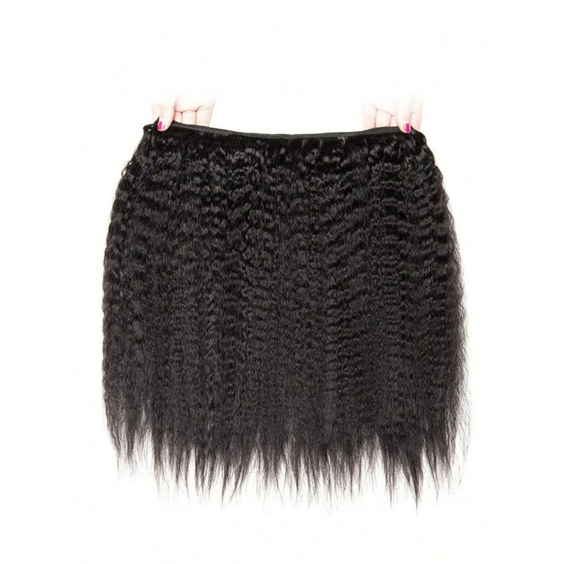 VIYA Kinky Straight 1 Pcs Bundle Natural Black Human Hair