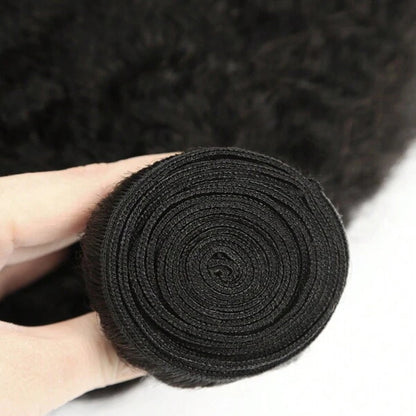 VIYA Kinky Straight 1 Pcs Bundle Natural Black Human Hair