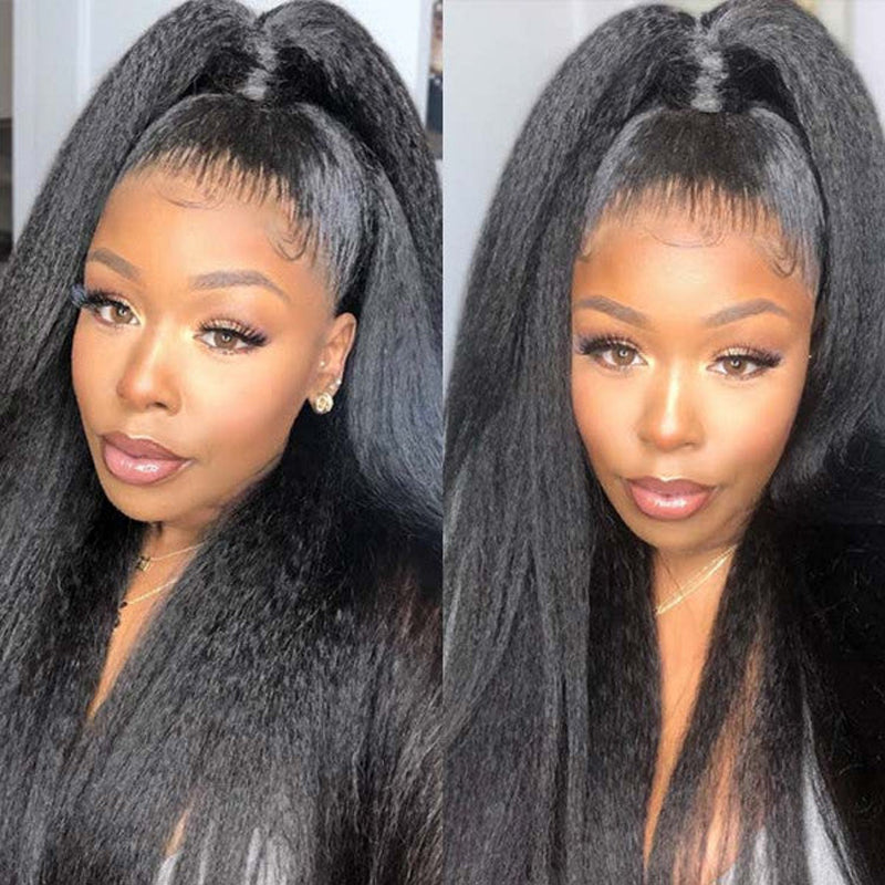 VIYA 360 HD Skin Melt Full Lace Frontal Kinky Straight Wig | Viya Hair