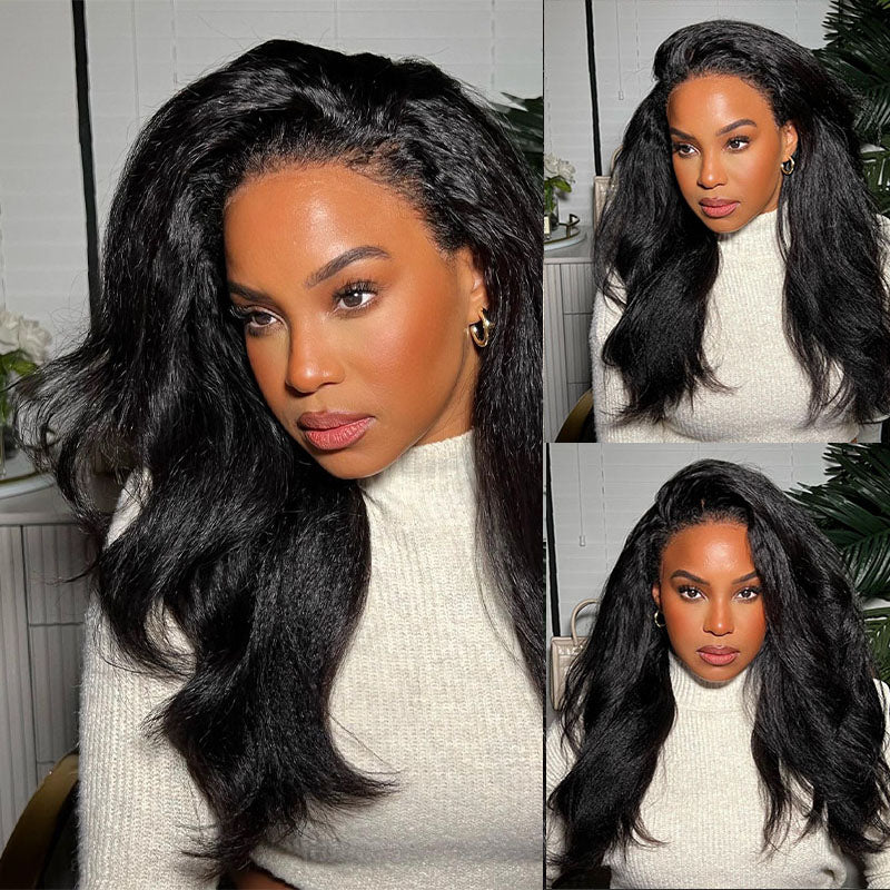 VIYA 360 HD Skin Melt Full Lace Frontal Kinky Straight Wig | Viya Hair