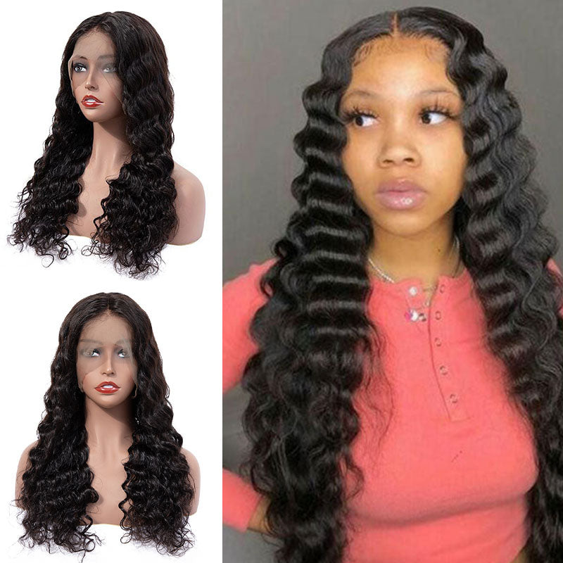 VIYA 13x6 HD Skin Melt Full Lace Frontal Loose Deep Wave Wig | Viya Hair