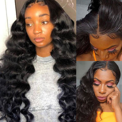VIYA 5x5 HD Skin Melt Full Lace Closure Loose Deep Wave Wig | Viya Hair