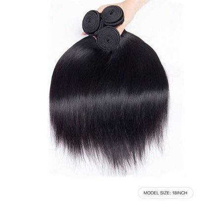 VIYA Straight 3 Pcs Bundles Natural Black Human Hair