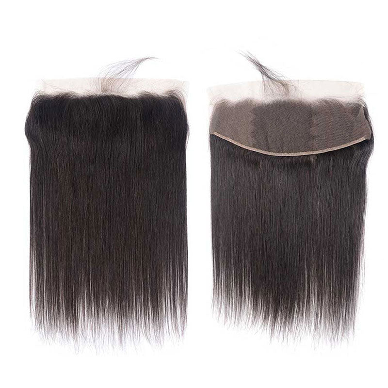 VIYA Straight 1 Pcs 13x4&amp;13x6 HD Lace Frontal Natural Black Human Virgin Hair