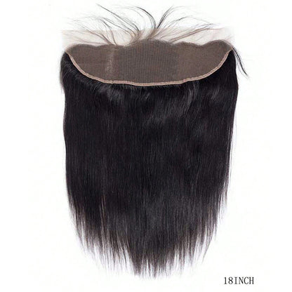 VIYA Straight 1 Pcs 13x4&amp;13x6 HD Lace Frontal Natural Black Human Virgin Hair