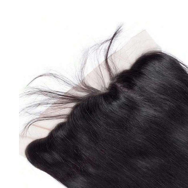 VIYA Straight 1 Pcs 13x4&amp;13x6 HD Lace Frontal Natural Black Human Virgin Hair