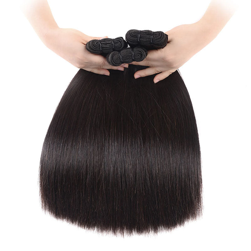 VIYA Straight 3 Pcs Bundles Natural Black Human Hair