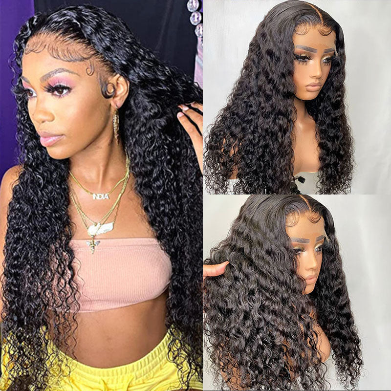 VIYA 5x5 HD Skin Melt Full Lace Closure Water Wave Wig | Viya Hair