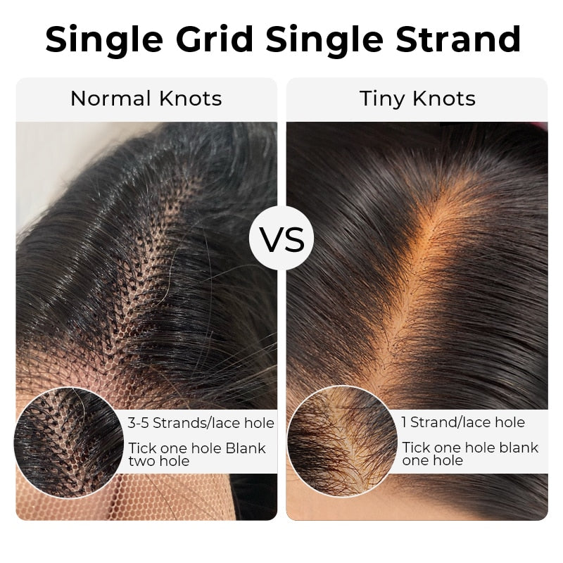 VIYA Pre Cut Loose Body Wave 5x5 HD Lace Glueless Wig Human Virgin Hair