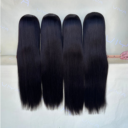 VIYA 2 PCS 5x5 HD Lace Closure All Pre Styled Natural Black Wig Wholesale Package Deal