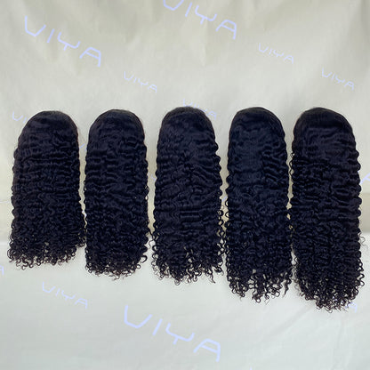 VIYA 3 PCS 13x6 Transparent Lace Frontal All Pre Styled Natural Black Wig Wholesale Package Deal